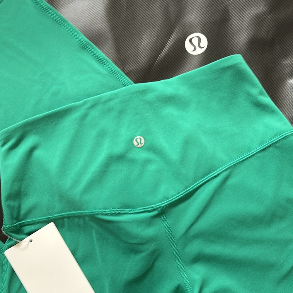 LULULEMON ALIGN MINI-FLARE PANT REGULAR LENGTH IN CASCADIA GREEN SZ 6 NWT - Picture 4 of 7